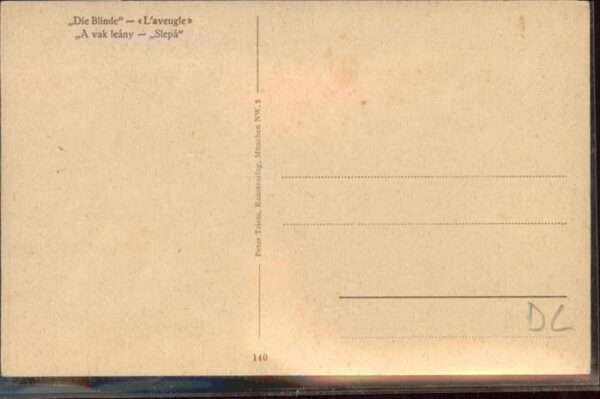 Blindheit Aveuglement Ablepsia – Bild 2