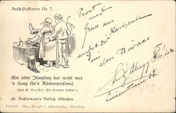 Maerchen Sagen Busch Nr 7 Küchenpersonal