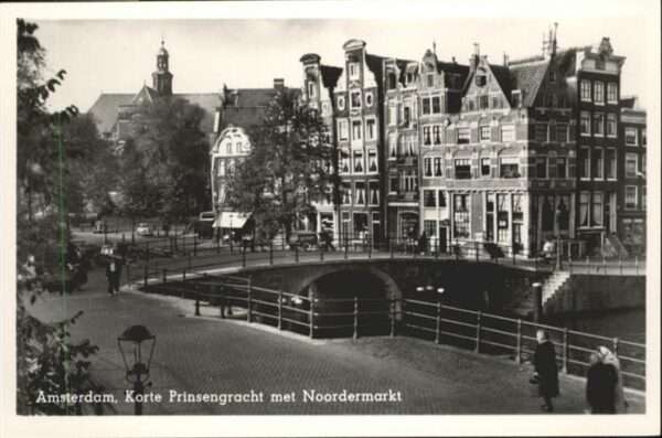 Amsterdam Niederlande Amsterdam Korte Prinsengracht met Noord