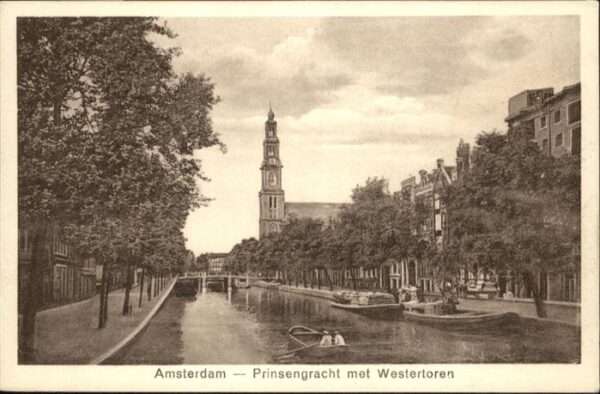 Amsterdam Niederlande Amsterdam Prinsengracht Westertoren