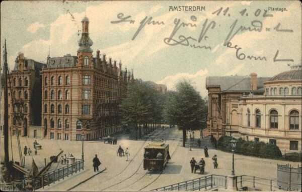 Amsterdam Niederlande Amsterdam Plantage Strassenbahn