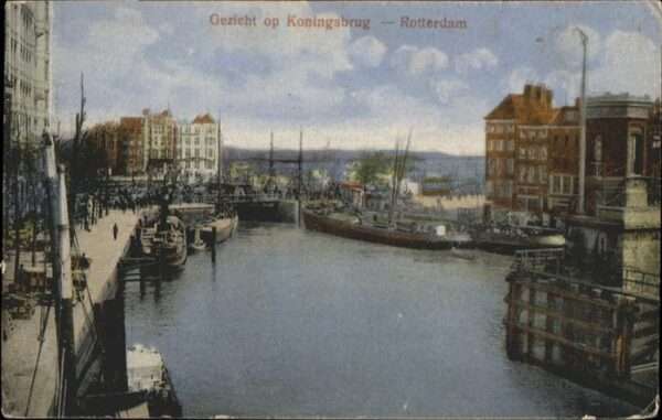 Rotterdam Gezicht op Koningsbrug