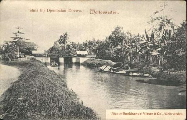 Weltevreden Sluis bij Djembatan Doewa