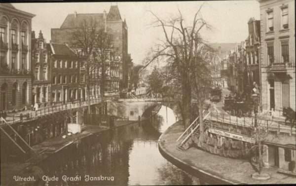 Utrecht Oude Gracht Jansbrug