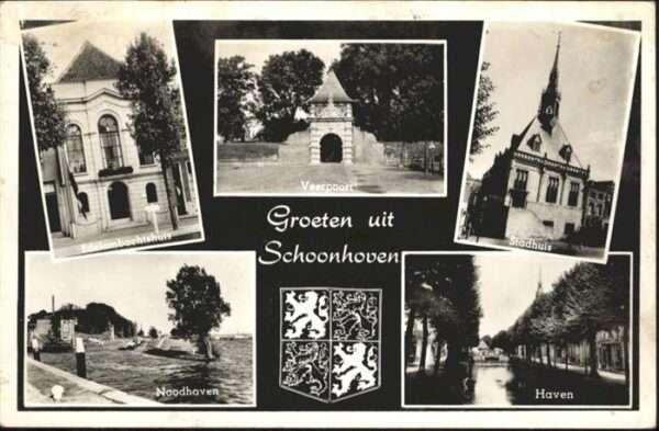 Schoonhoven Edelambachtshuis Veerpoort Stadhuis Hav