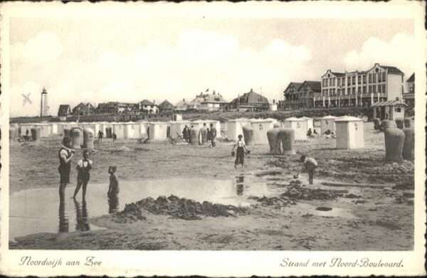 Noordwijk aan Zee Strand met Noord-Boulevard