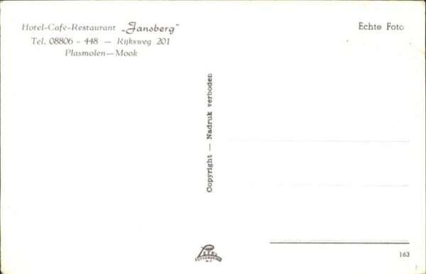 Plasmolen-Mook Hotel Cafe Restaurant Jansberg – Bild 2