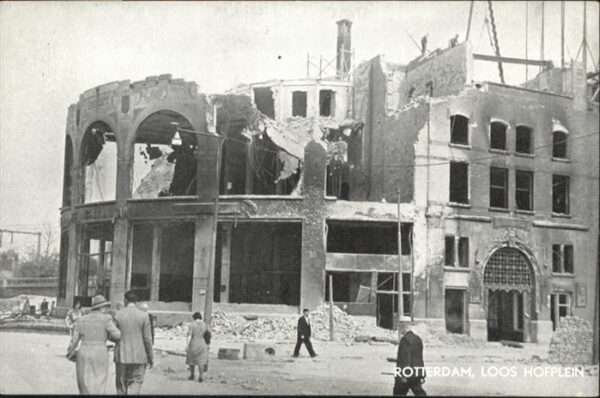 Rotterdam Loos Hofplein Zerstörung