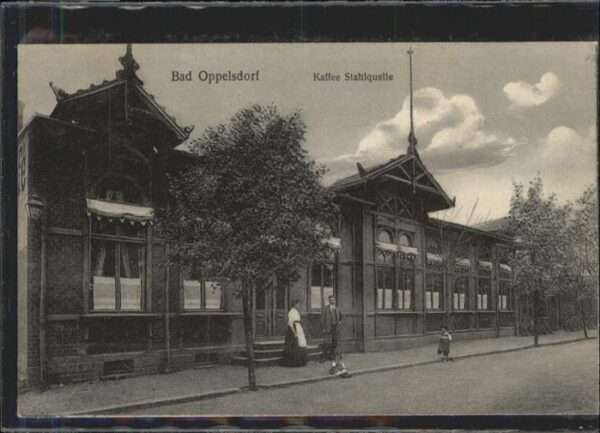 Bad Oppelsdorf Opolno Zdroj Bad_Oppelsdorf Cafe Stahlquelle