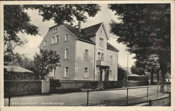 Bad Oppelsdorf Opolno Zdroj Bad_Oppelsdorf Haus Genesung