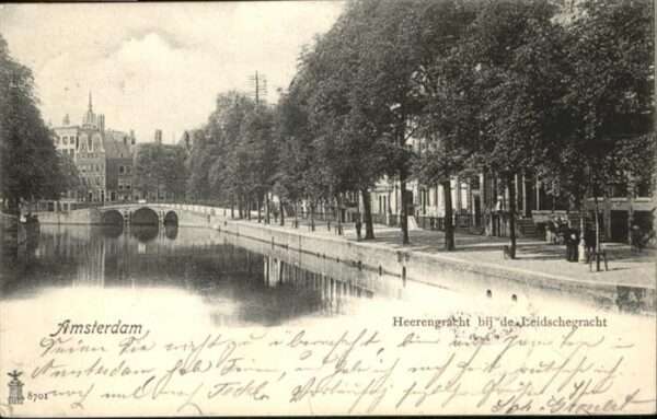 Amsterdam Niederlande Amsterdam Heerengracht Leidschegracht