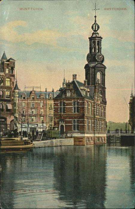 Amsterdam Niederlande Amsterdam Munttoren