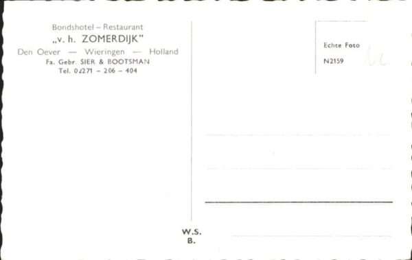 Den Oever Bondshotel Restaurant Zomerdijk – Bild 2