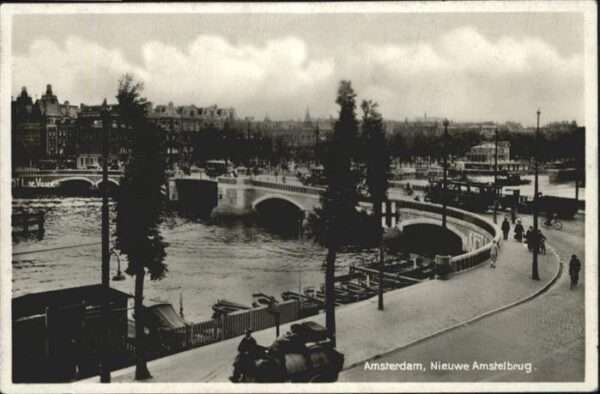 Amsterdam Niederlande Amsterdam Amstelbrug