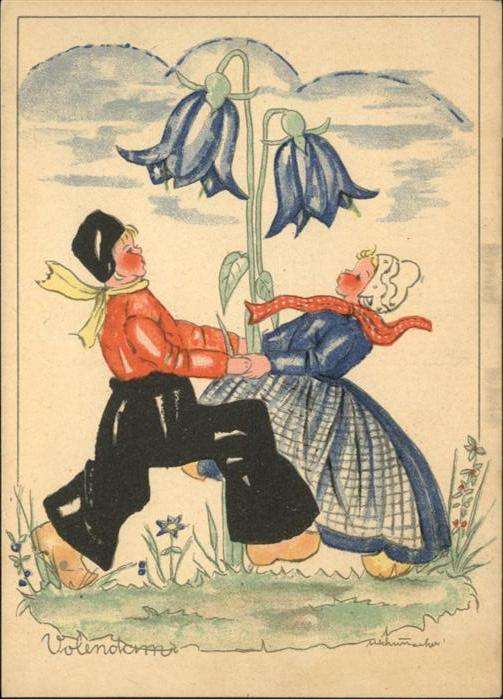 Volendam Blumen Tracht