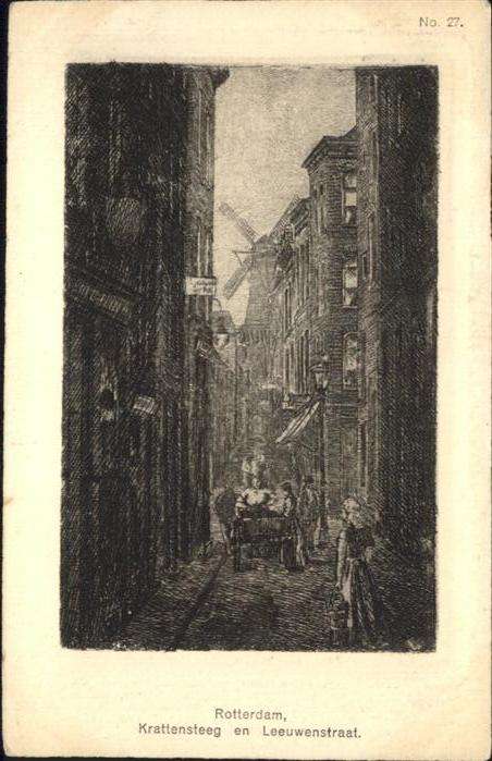 Rotterdam Krattensteeg en Leeuwenstraat