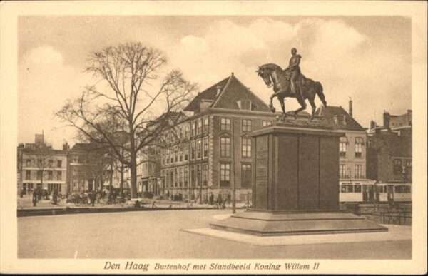Den Haag Buitenhof Standbeeld Koning Willem