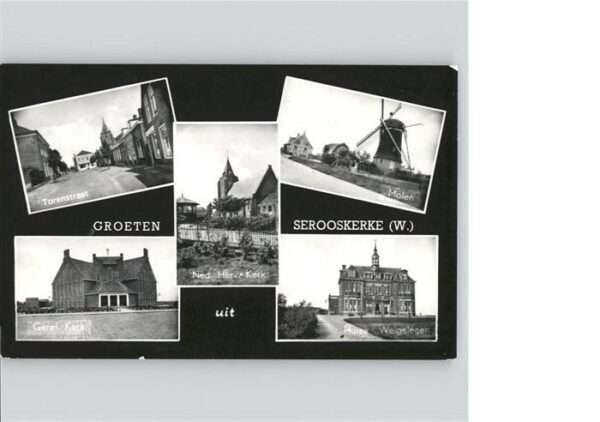 Serooskerke Torenstraat Molen Kerk
