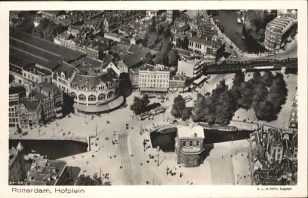 Rotterdam Fliegeraufnahme Hofplein