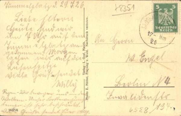 St Oswald Plankenwarth [Stempelabschlag] Lusenspitze Tummelpla – Bild 2