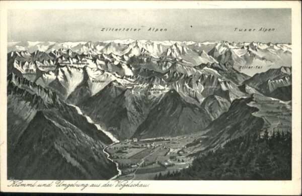 Krimml Fliegeraufnahme