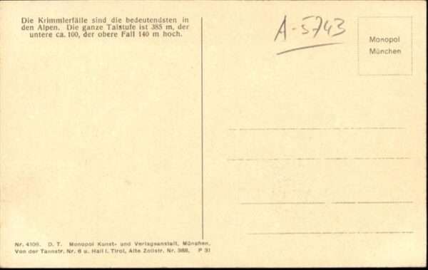 Krimml Wasserfälle – Bild 2