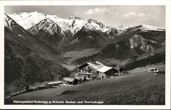 Krimml Alpen Gasthof Rechtegg Plattenkogel