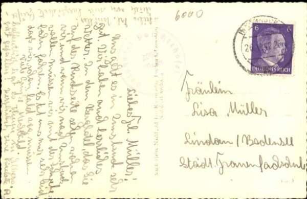 Innsbruck [Handschriftlich] Berg Hotel – Bild 2
