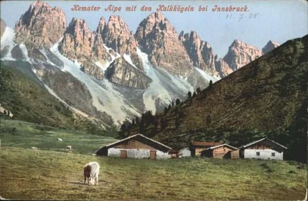 Innsbruck Kemater Alpe Kalkkögeln Kuh