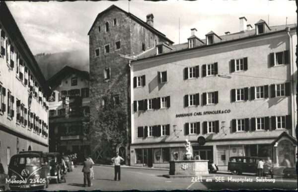 Zell See Hauptplatz Bankhaus Carl Sprängler