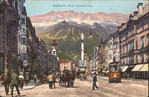 Innsbruck Maria Theresienstrasse Strassenbahn Kut