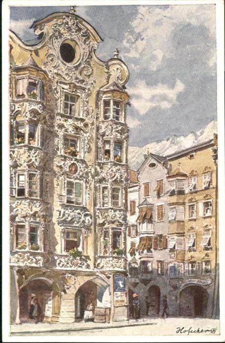 Innsbruck Hölblingerhaus Künstler Hofecker