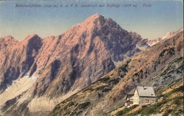 Innsbruck Bettelwurfhütte Rosskopf