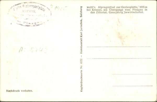 Krimml Waltls Gasthof  Gerolsplatte – Bild 2