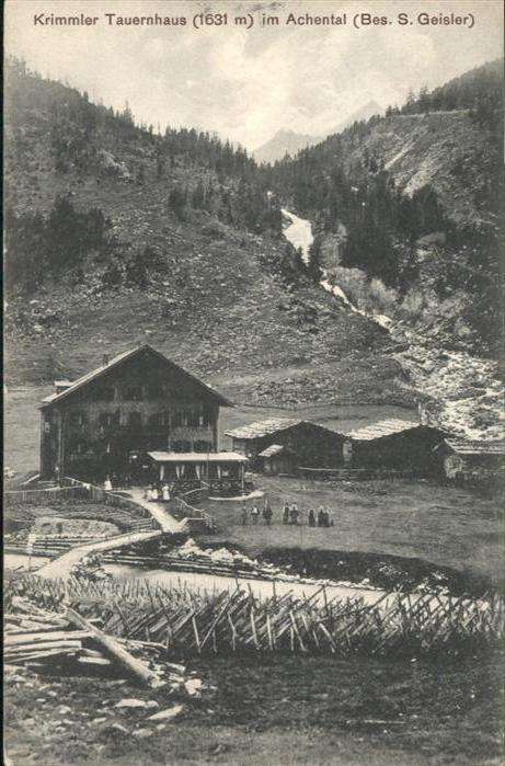 Krimml Tauernhaus Achental