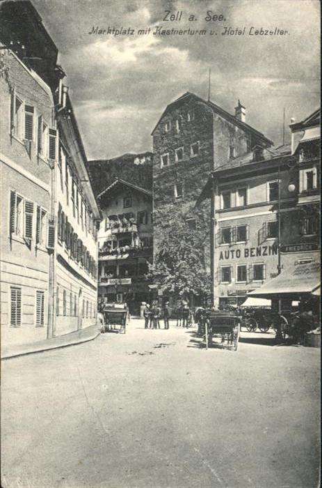 Zell See Marktplatz Kastnerturm Hotel Lebzelter