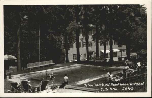 Hall Tirol Schwimmbad Hotel Vorderwaldhof
