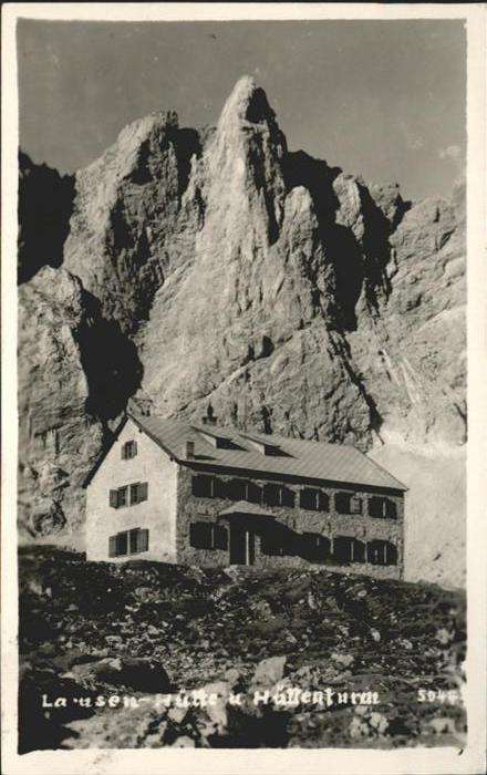 Lamsenjoch Lamsenhütte Hallenturm