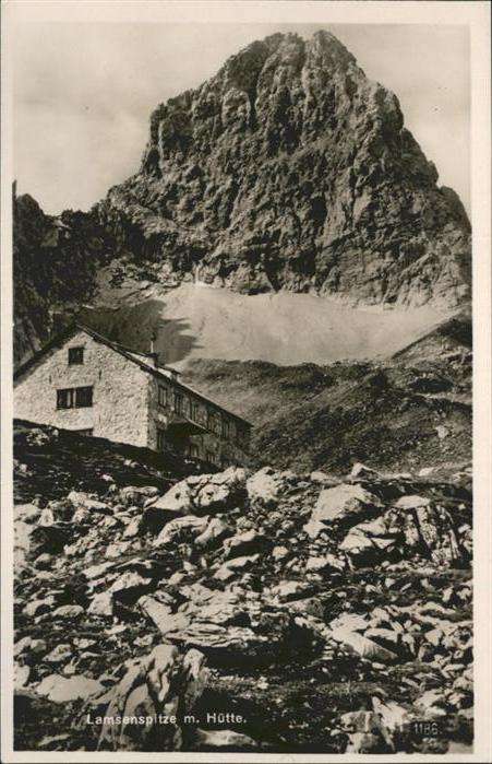 Lamsenjoch Lamsenspitze Hütte