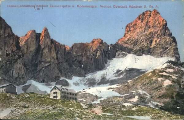 Lamsenjoch Lamsenjochhütte Lamsenspitze