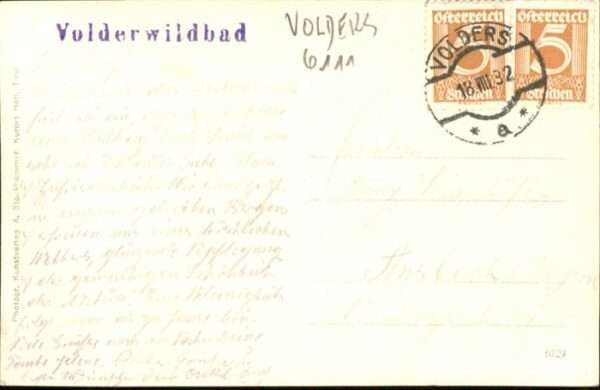 Volders Volderwildbad Hochnissl – Bild 2