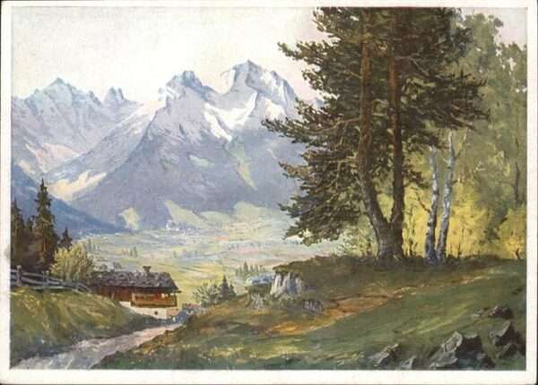 Fulpmes Tirol Künstler A. Wegener Nr. 4434