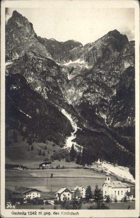Gschnitz Tirol Kirchdach