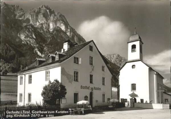 Gschnitz Tirol Gasthaus zum Kuraten