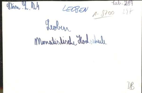 Leoben Monatistische Hochschule – Bild 2