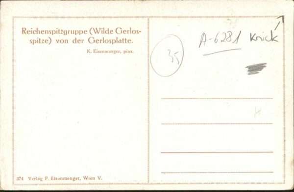 Gerlos Reichenspitzgruppe Gerlosplatte Künstle – Bild 2