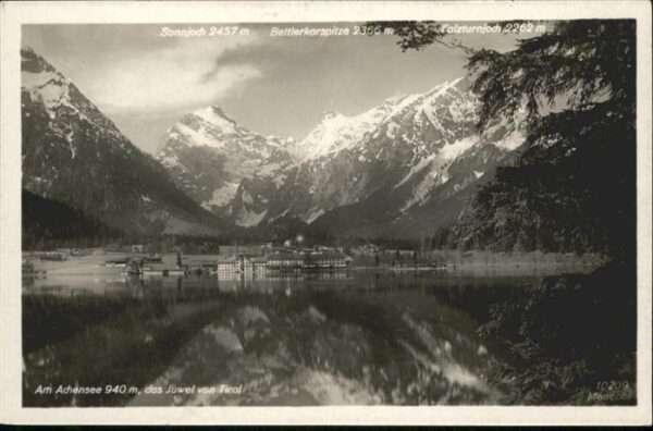 Achensee Sonnjoch Bettlerkarspitze