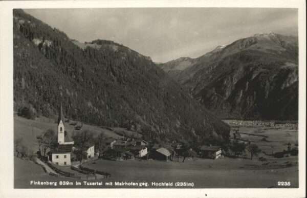 Finkenberg Tirol Tuxertal Mayrhofen Hochfeld
