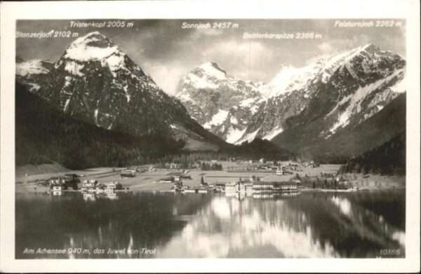 Achensee Tristenkopf Sonnjoch Bettlerkornspitze
