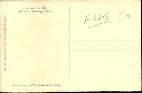 Steinberg Rofan Einsames Kirchlein – Bild 2